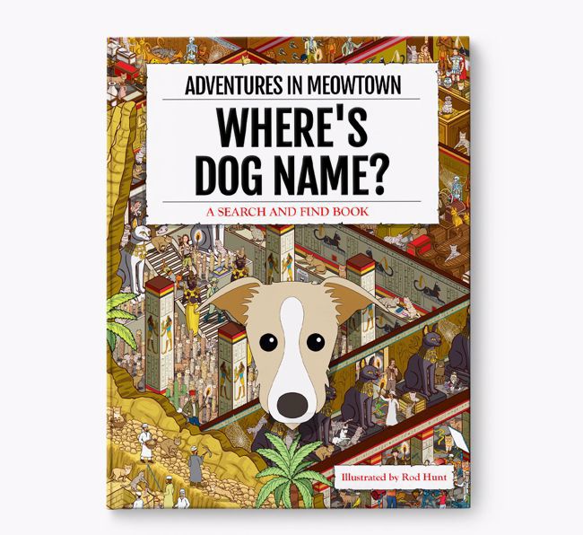 Personalised Lurcher Book: Where's Dog Name? Volume 2